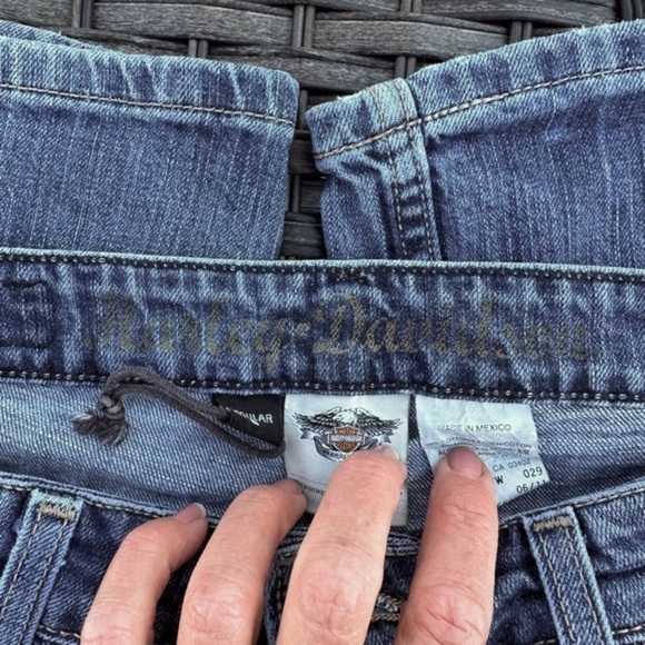 HARLEY Davidson Stretch Contoured Boot Cut 2.0 Jeans - Picture 13 of 16